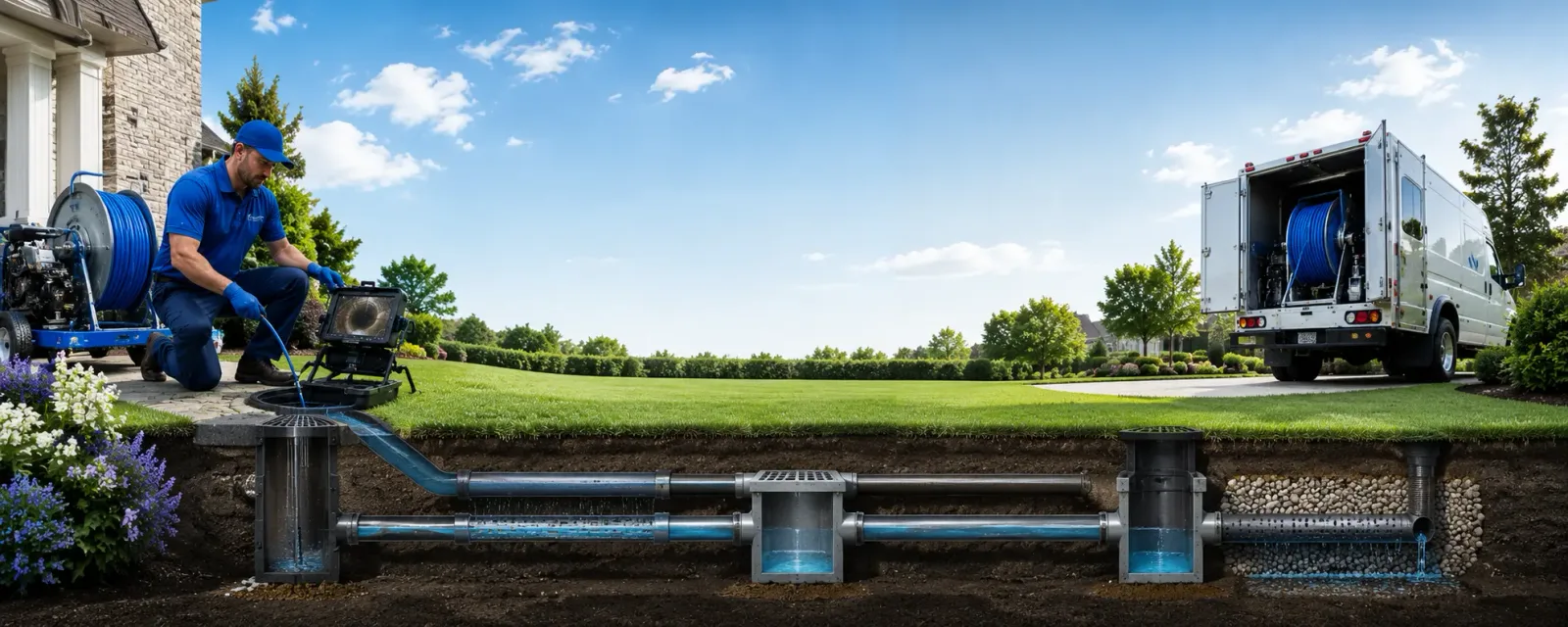 Outdoor drain cleaning information for Marrowbone, KY